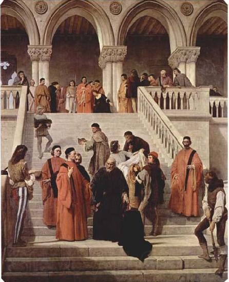 Francesco Hayez The Death of the Doge Marin Faliero